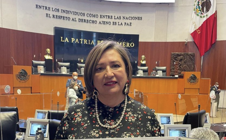 Xóchitl Gálvez formaliza licencia para separarse del senado y encabezar el Frente Amplio por México