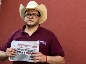 José Ramón López Beltrán se sube al tren de acordeones para tirar línea del voto en la elección judicial