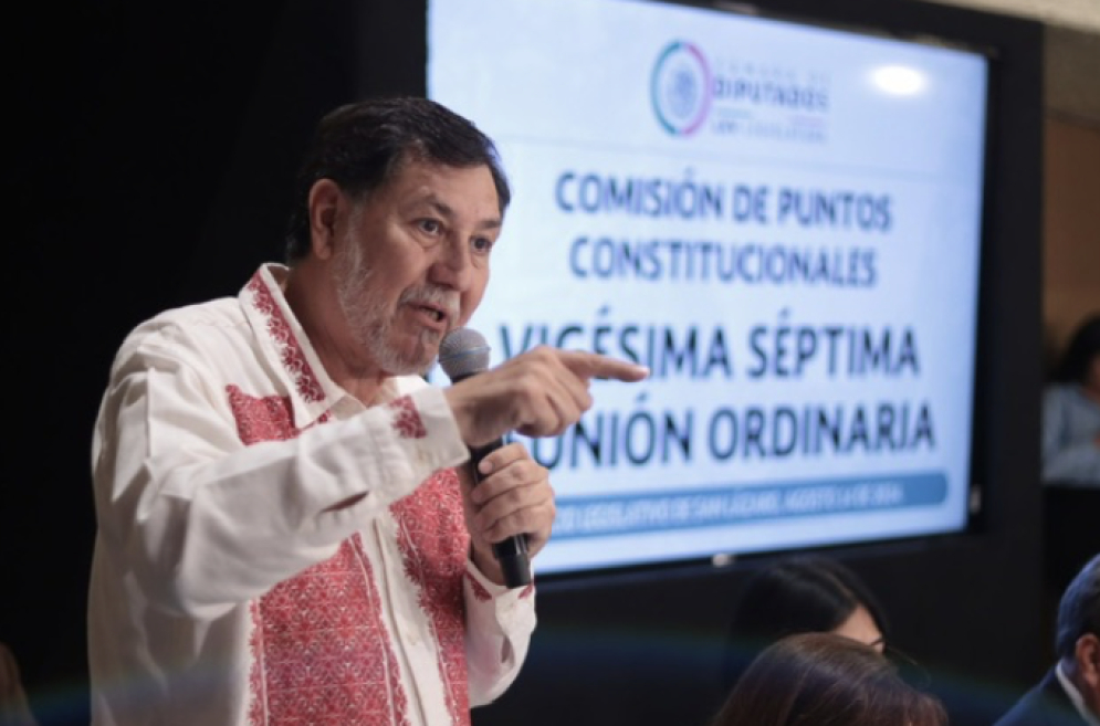 Noroña presume que las reformas de AMLO en materia energética buscan regresarle “la soberanía a México”