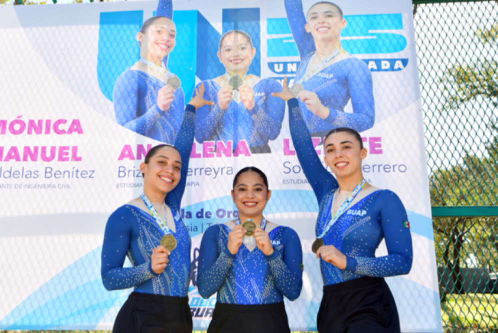 La historia de un trío de gimnastas que levantó el vuelo