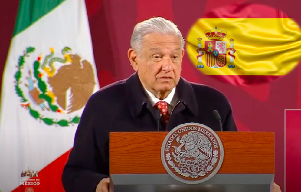 AMLO amaga con suspender relaciones diplomáticas con España; “que no nos roben” dice