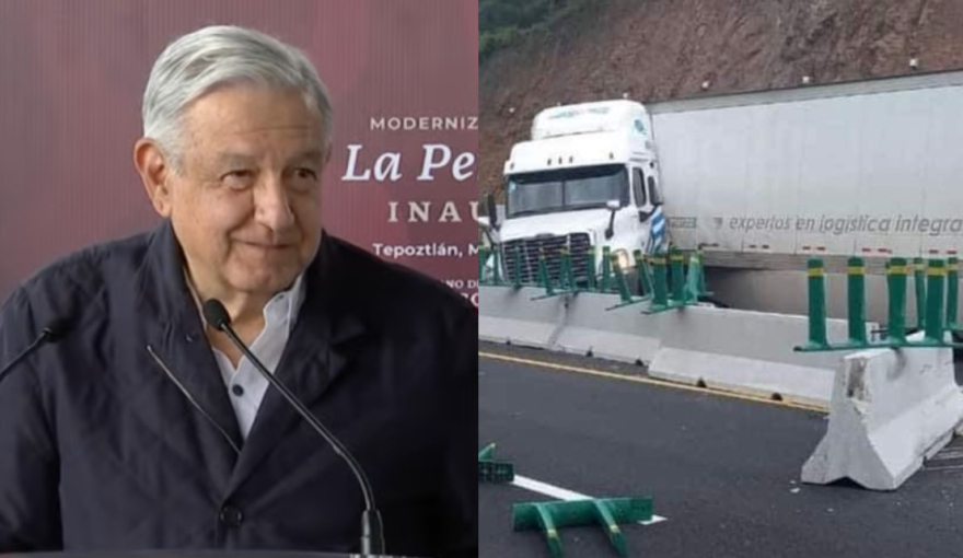 Reportan accidentes en carretera inconclusa inaugurada por AMLO el fin de semana