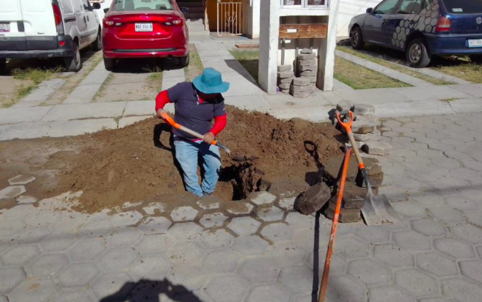 CAPAMH refuerza trabajos en la red hidraúlica