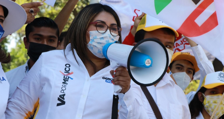 Genoveva Huerta, dirigente del PAN Puebla