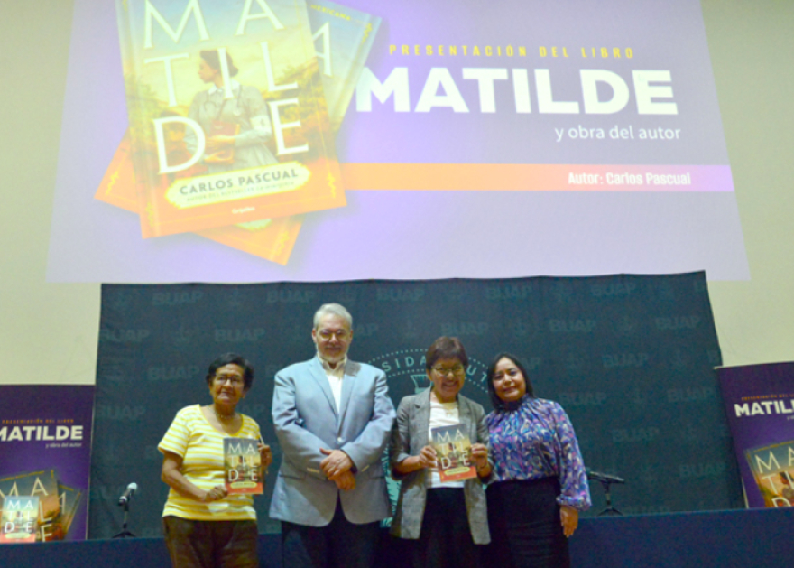 Presentan el libro Matilde. La primera médica mexicana, de Carlos Pascual