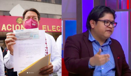 Gibrán Ramírez se lanza contra Mario Delgado; "carga maletas del poder"