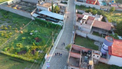 Inauguran en San Baltazar Tetela, las calles Jorge Murad, Justo Sierra y 2 Oriente