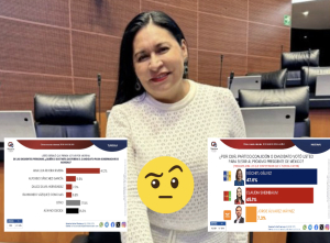 Con encuesta chafa buscan posicionar a Senadora para el 2027