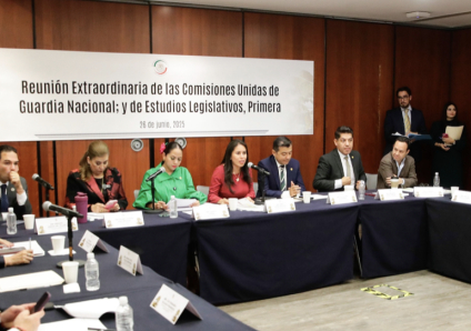 Avanza en el Senado militarización de la Guardia Nacional