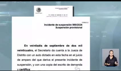 Estas son las razones jurídicas con las que se otorgó una nueva suspensión en contra la reforma judicial morenista