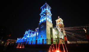 Celebran aniversario de Puebla con restauración de la catedral
