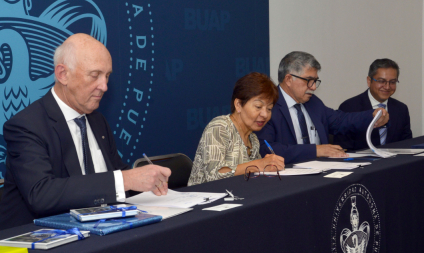 Firma BUAP convenio de doble titulación con la Universidad Técnica de Ingolstadt, Alemania