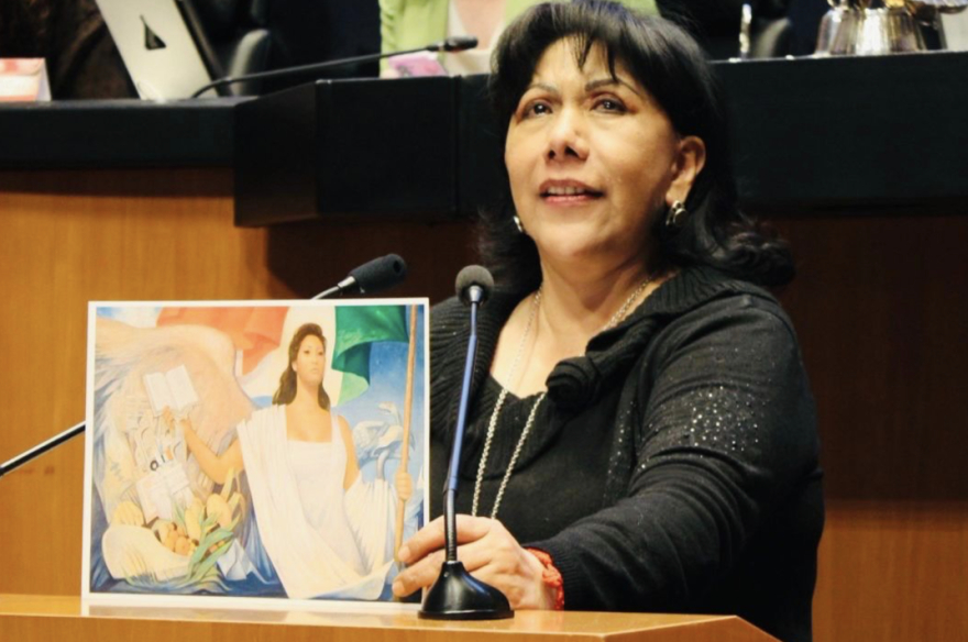 Senadora opositora Anabell Ávalos propone exhorto a la SEP para rescatar imagen de la madre patria en libros de texto gratuitos
