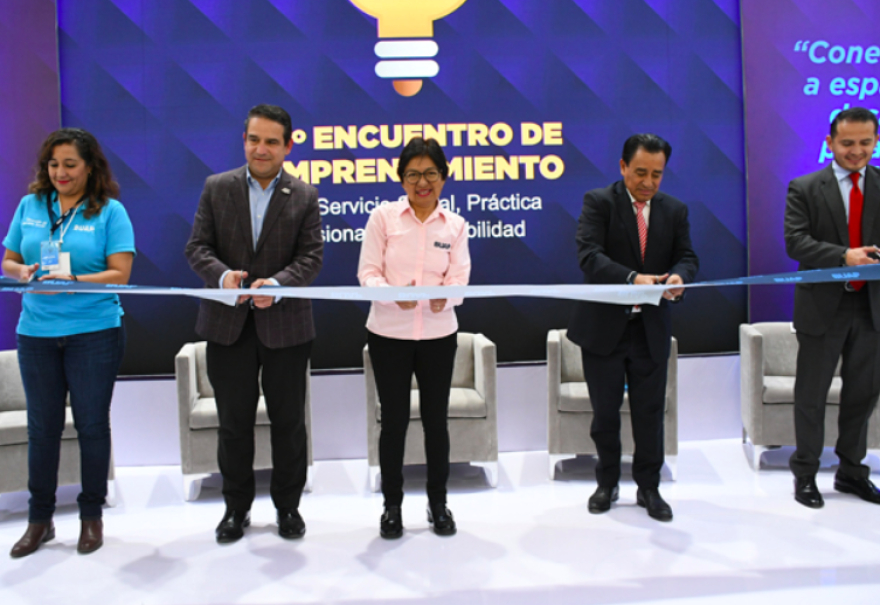 Inaugura BUAP 5° Encuentro de Emprendimiento en el Servicio Social, Práctica Profesional y Empleabilidad