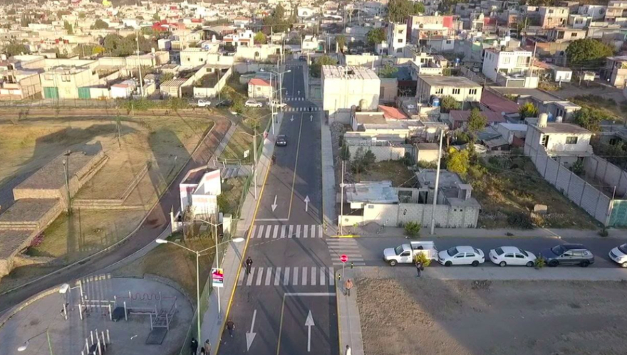 Entrega comuna nueva pavimentación en La Resurrección