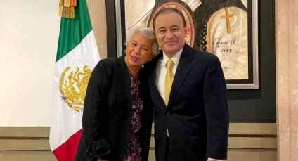 Olga Sánchez Cordero y Alfonso Durazo