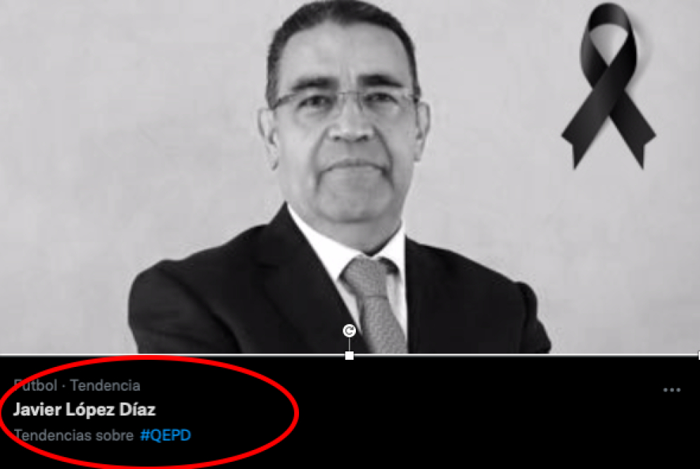 Poblanos vuelven tendencia a Javier López Díaz