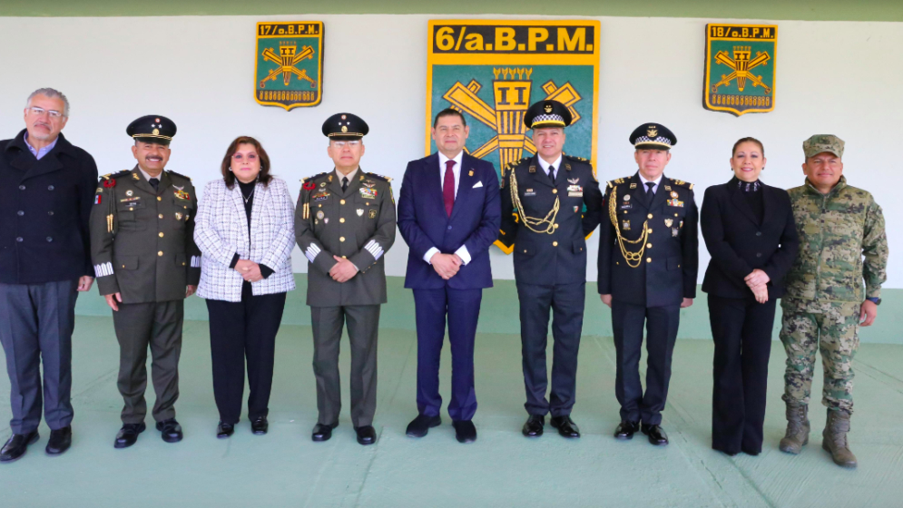 Armenta asiste a ceremonia donde asumió como coordinador estatal de la Guardia Nacional el General Vicente Javier Mandujano Acevedo