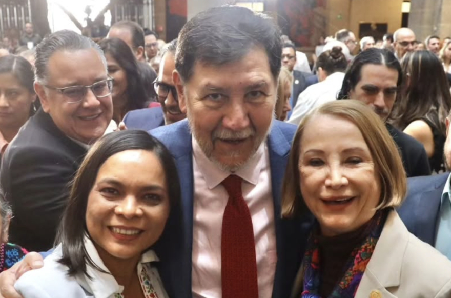 Senadora de Morena califica a Noroña como “guía necesaria” por su gestión al frente de la mesa directiva