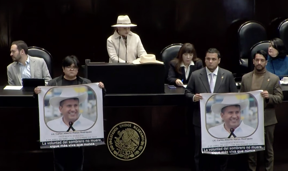 Diputada independiente da conmovedor mensaje de Carlos Manzo desde San Lázaro