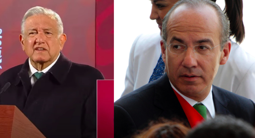 AMLO acusa que empresas españolas han abusado de México y le dieron trabajo a Felipe Calderón