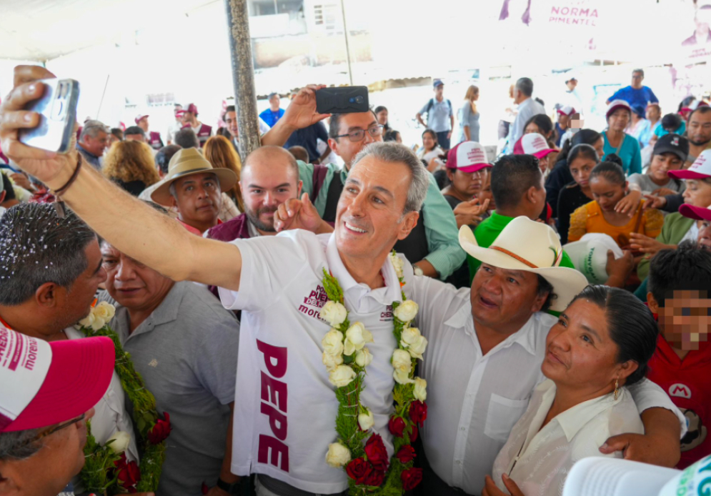 Habrá proyectos importantes para Puebla materia de agua potable, seguridad pública y mejoramiento de vialidades: Pepe Chedraui