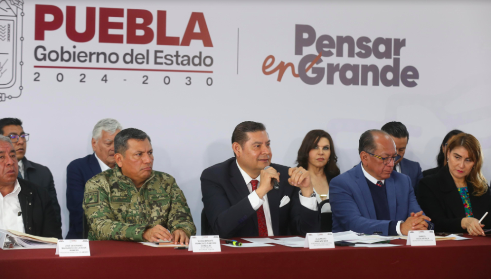 Con el programa “Senderos de Paz” se reforzará la seguridad en Puebla: Armenta