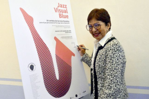 BUAP inaugura exposición Jazz Visual Blue