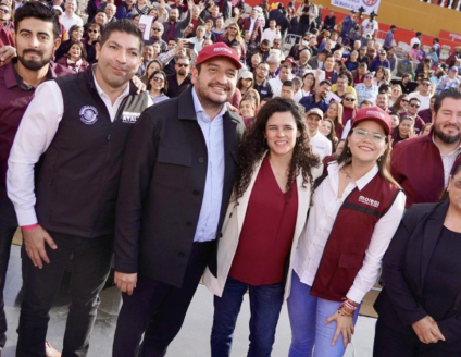 Alcalde promete hacer de Morena el partido político más grande de Amética Latina