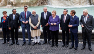 G20 en la Fontana di Trevi