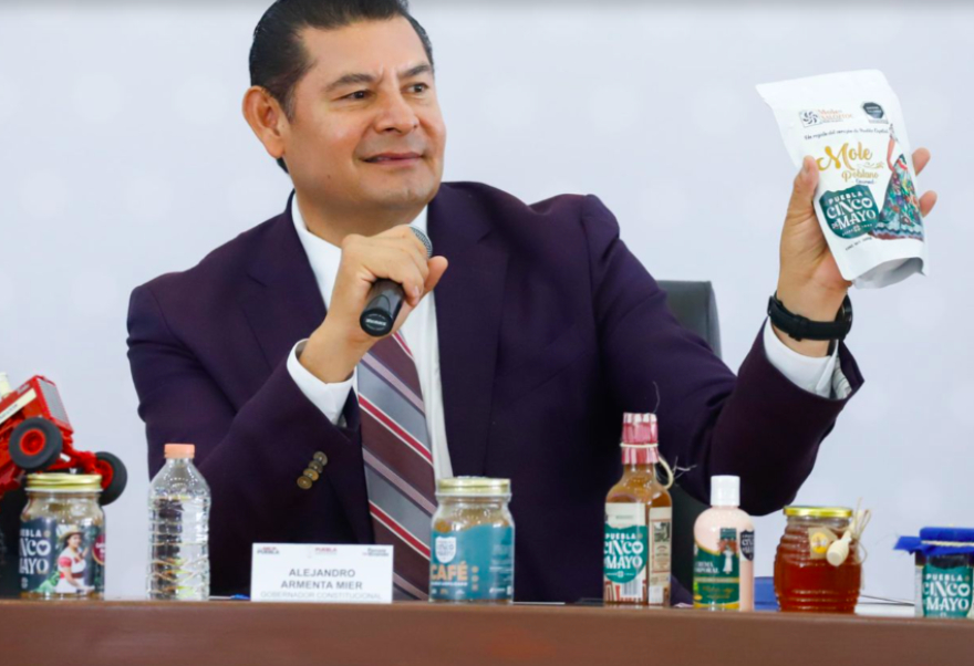 Destaca Armenta el lanzamiento del Café Soluble Liofilizado marca Puebla Cinco de Mayo