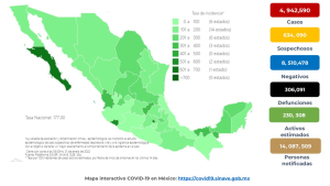 EEUU pide a sus ciudadanos evitar viajar a México por altos contagios de COVID-19