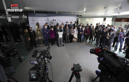 Senadores de Morena respaldan a AMLO frente a polémica por la #CasaGris