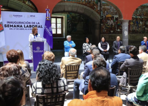 Cuéllar Cisneros da banderazo de salida a la semana laboral 2023