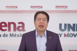 INE cepilla promocionales de Morena y Mario Delgado que promueven la revocación de mandato