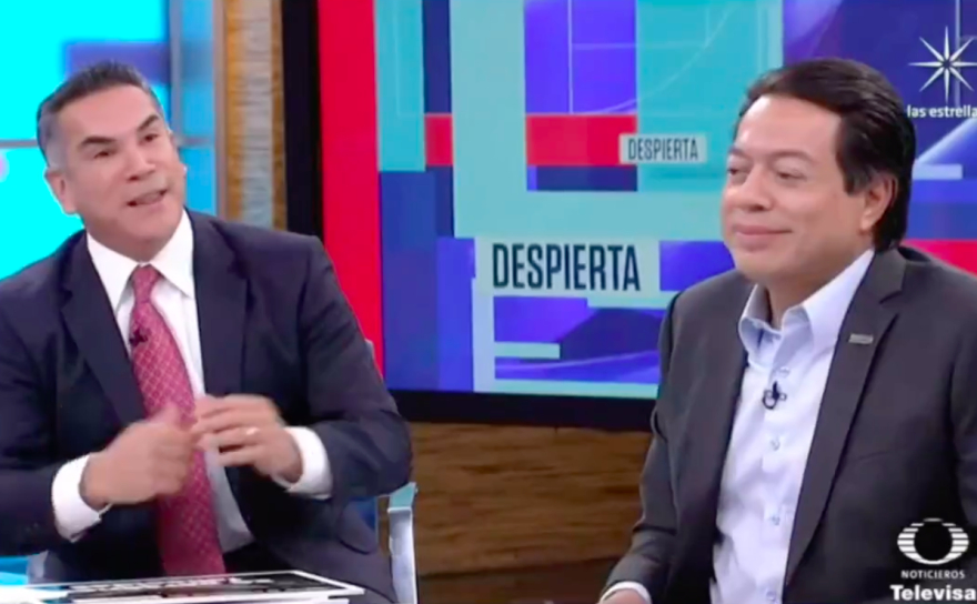 Alejandro Moreno confronta a Mario Delgado: “traicionar a la patria es doblarse ante Donald Trump”