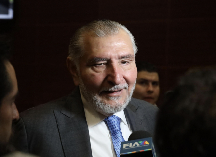 Adán Augusto confirma que esta misma semana el Senado designará al nuevo titular de la Fiscalía General de la República