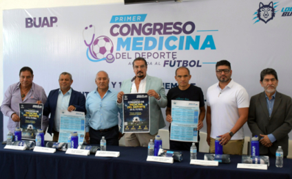 Presenta BUAP Primer Congreso Internacional de Medicina Deportiva Aplicada al Fútbol Actual