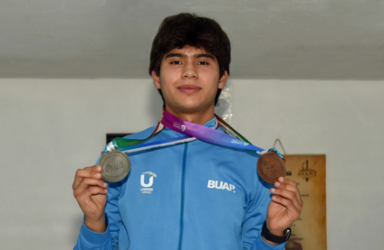 Esgrimista BUAP obtiene dos medallas en Olimpiada Nacional