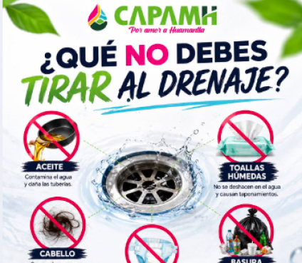 Estás son las cosas que no debes tirar al drenaje