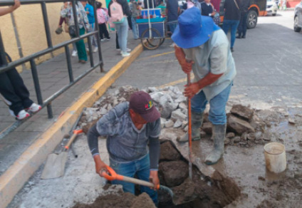 CAPAMH atiende reportes ciudadanos y mantiene trabajos de mantenimiento