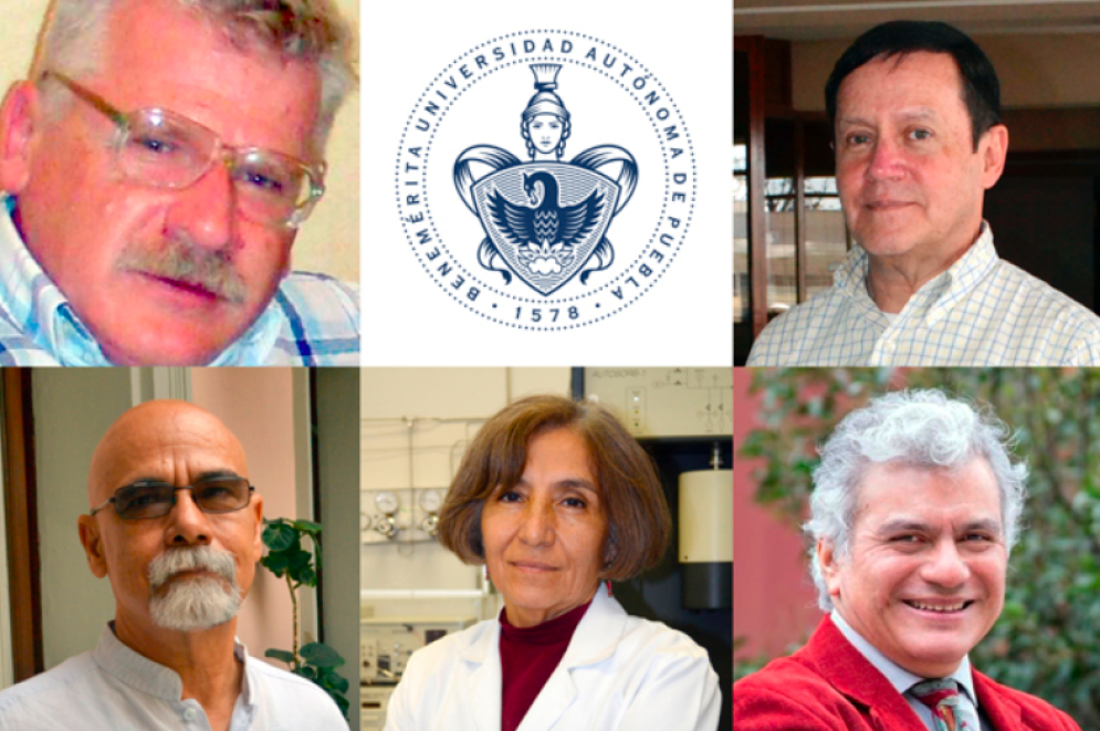 Entregan reconocimientos a nivel nacional a 5 científicos de la BUAP