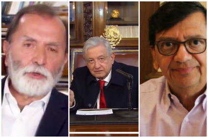 Arreola y Epigmenio Ibarra se lanzan contra Chumel por defender a AMLO "Hay que ignorarlo, le hecha porras al Ómicron"