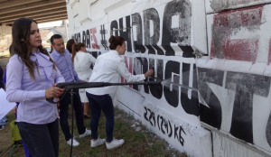 PAN borra bardas morenistas en Puebla; adelantan que habrá denuncias electorales