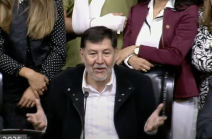 Noroña amenaza a Alito Moreno con demandarlo y desaforarlo por empujones en el Senado