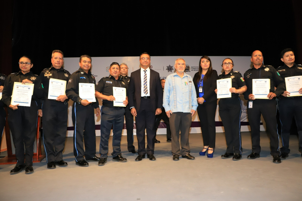 SSC profesionaliza a policías de municipios tlaxcaltecas