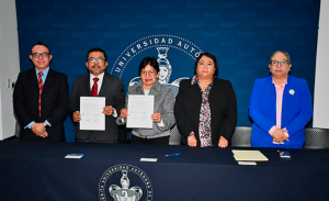 Firman convenio BUAP y la Secretaría Anticorrupción y Buen Gobierno del Estado de Puebla