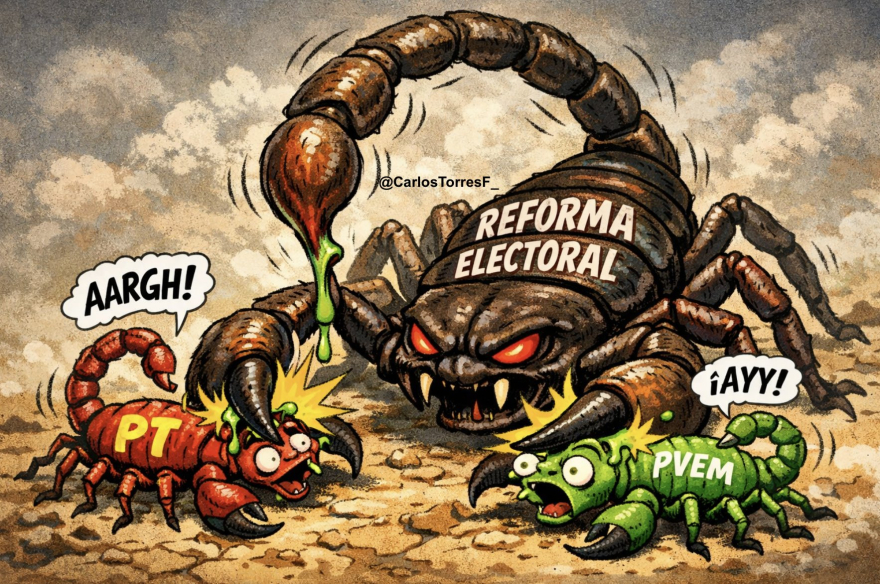 El Partido Verde y el Partido del Trabajo firmaron su muerte cuando respaldaron la desaparición de la SCJN.