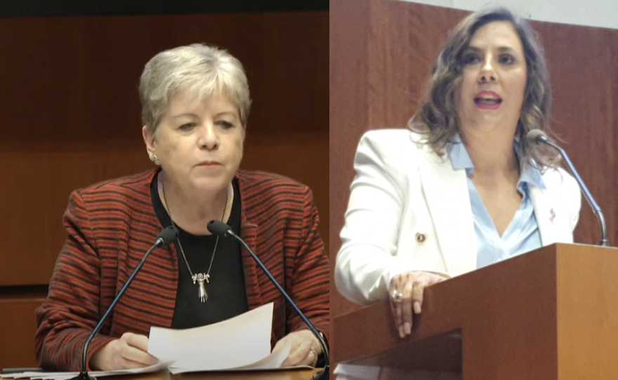 Canciller Alicia Bárcena / Senadora Gina Cruz Blackledge