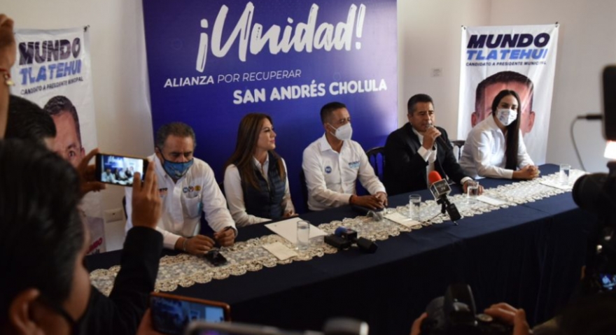 Blanca Jiménez y Cuautli cierran filas con Edmundo Tlatehui por San Andrés